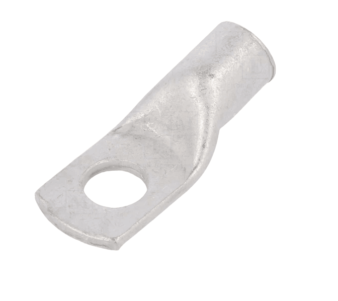 Ring Terminal: M8; crimped; for cable; non-insulated, Copper, Tinned - Melitech Energy