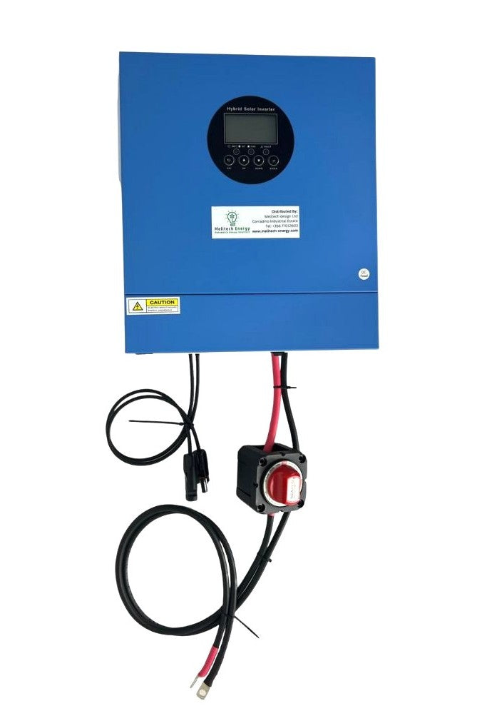 2kW Hybrid Off-Grid Solar Kit - 12V | 1x 620W Panels | 1920Wh LiFePO₄ Battery