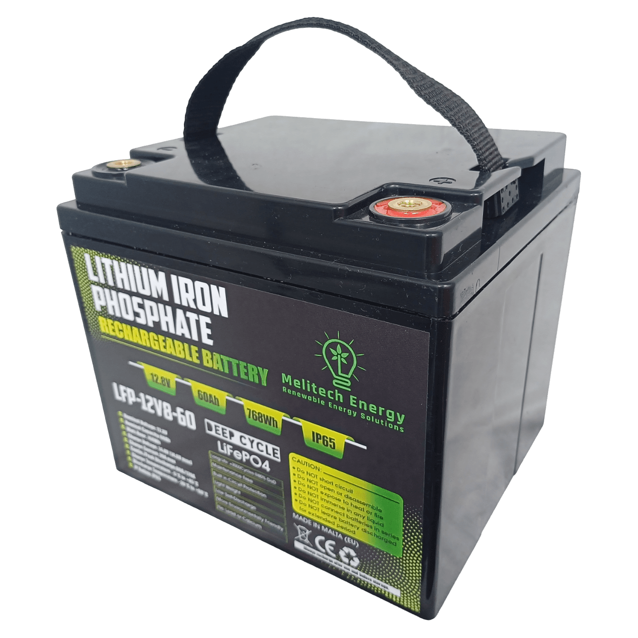 Solar Battery for House | 12V 60Ah Lithium Battery | Melitech Energy