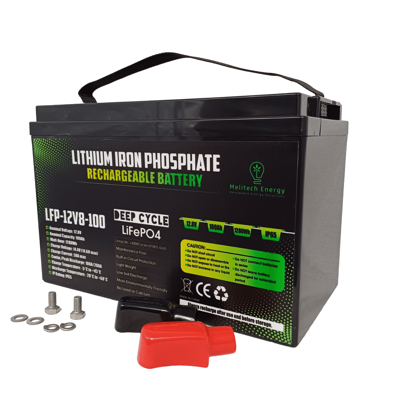 100Ah Lithium Battery | 12V 150Ah Battery | Melitech Energy