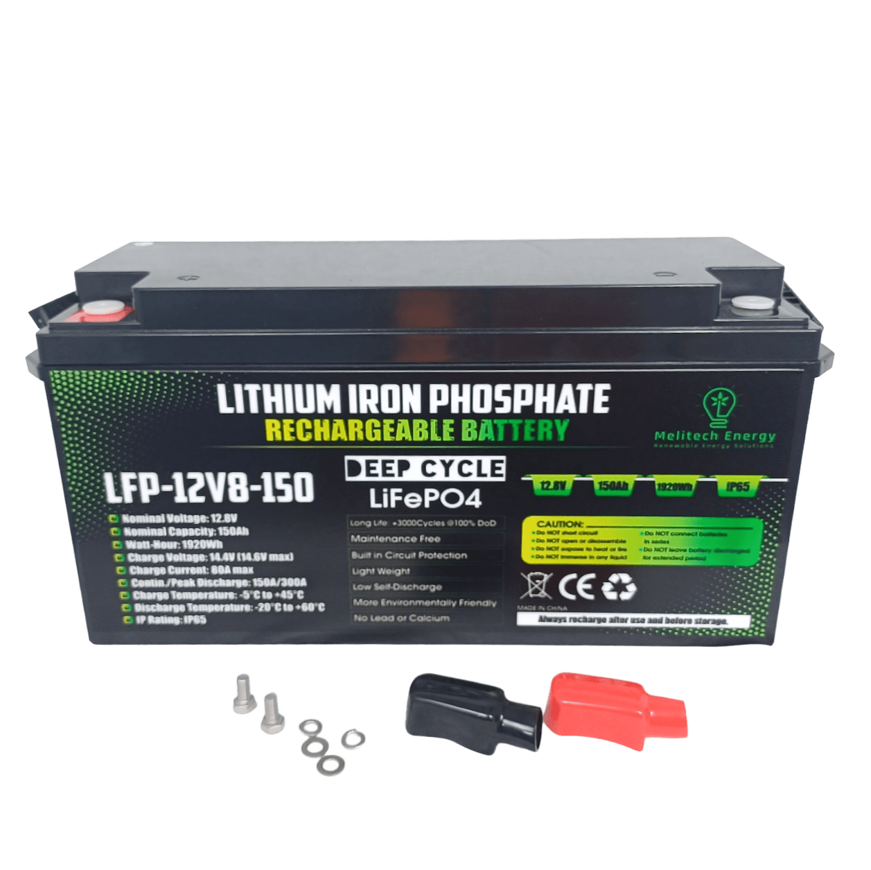 150Ah Lithium Battery | 12V 150Ah Battery | Melitech Energy