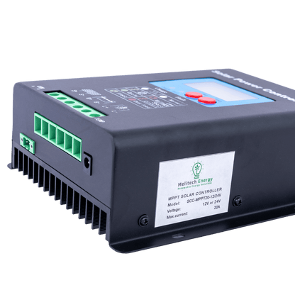 MPPT 20A Controller | MPPT Charge Controller | Melitech Energy