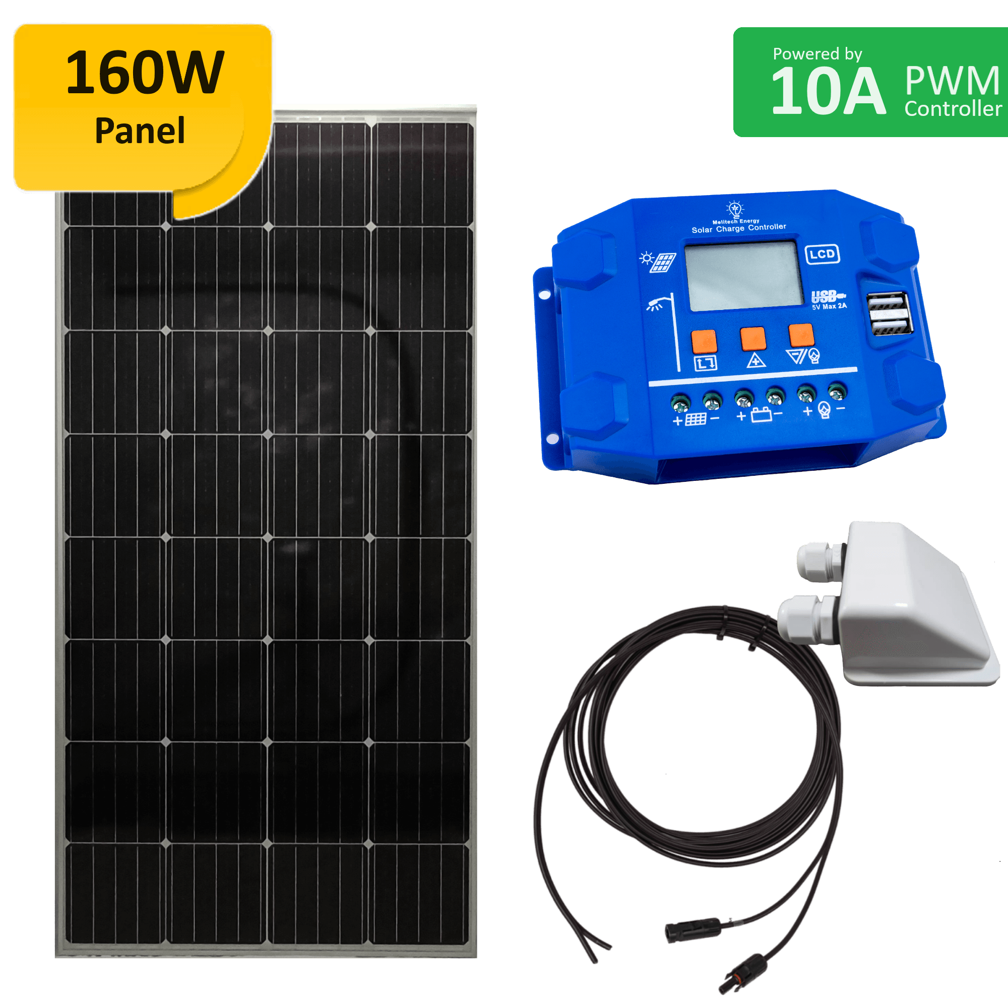 Solar Panel and Battery Kit | Efficient Power Solutions | Melitech Energy