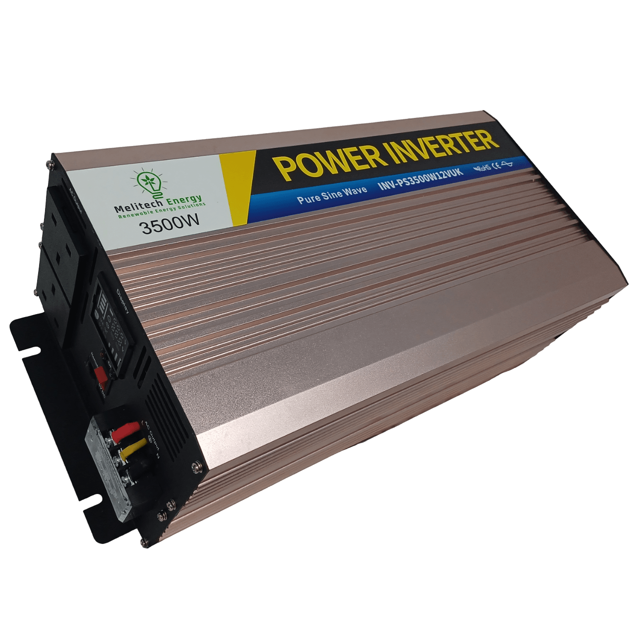 Inverter Pure Sine Wave-12V-3500W (7000W Peak) - Melitech Energy