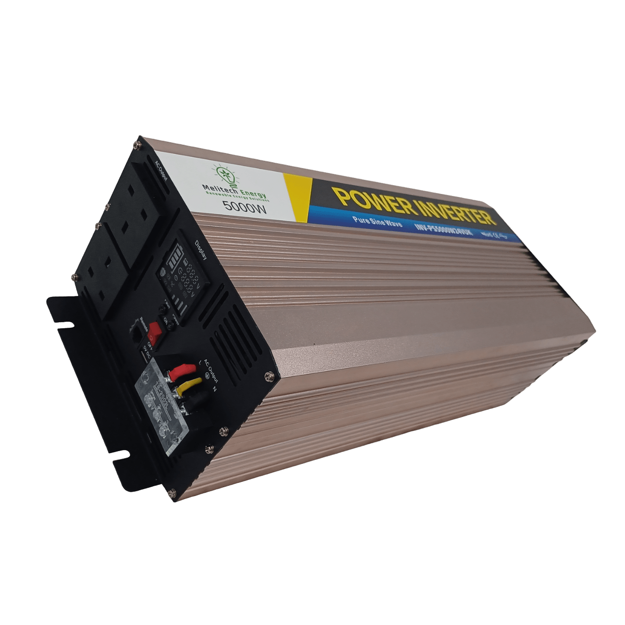 Inverter Pure Sine Wave-24V-5000W (10,000W Peak) - Melitech Energy