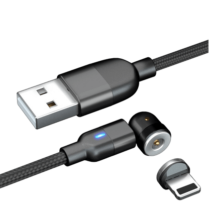 Magnetic USB charging cable + Lightning adapter - Melitech Energy