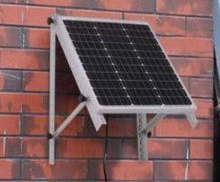 Solar panel Mount/Bracket: Roof or wall - adjustable angle - Melitech Energy